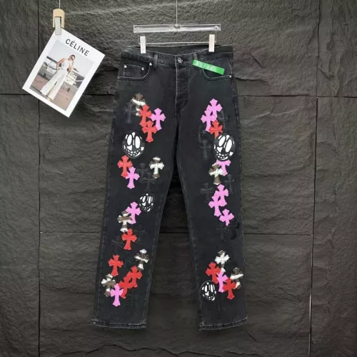 Wholesale Chrome Hearts Jeans For Unisex #1350707 $64.00 USD, Wholesale Quality Replica Chrome Hearts Jeans