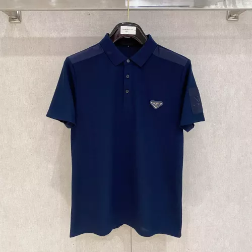 Wholesale Prada T-Shirts Short Sleeved For Men #1350709 $76.00 USD, Wholesale Quality Replica Prada T-Shirts