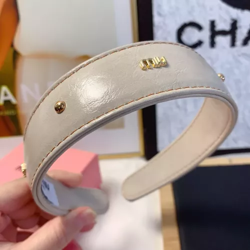 Replica MIU MIU Headband For Women #1350804 $27.00 USD for Wholesale
