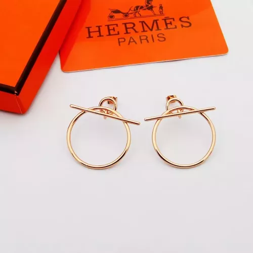 Wholesale Hermes Earrings For Women #1350874 $25.00 USD, Wholesale Quality Replica Hermes Earrings