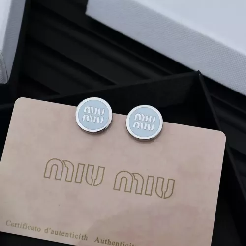 Wholesale MIU MIU Earrings For Women #1350881 $27.00 USD, Wholesale Quality Replica MIU MIU Earrings