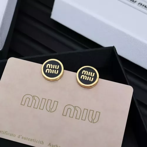 Wholesale MIU MIU Earrings For Women #1350884 $27.00 USD, Wholesale Quality Replica MIU MIU Earrings