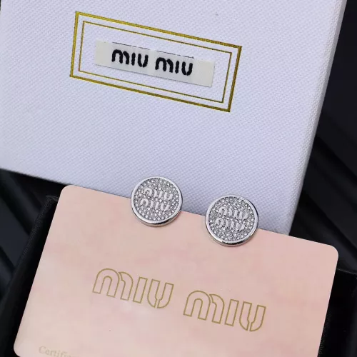 Wholesale MIU MIU Earrings For Women #1350893 $27.00 USD, Wholesale Quality Replica MIU MIU Earrings