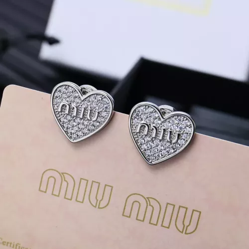 Wholesale MIU MIU Earrings For Women #1350896 $27.00 USD, Wholesale Quality Replica MIU MIU Earrings