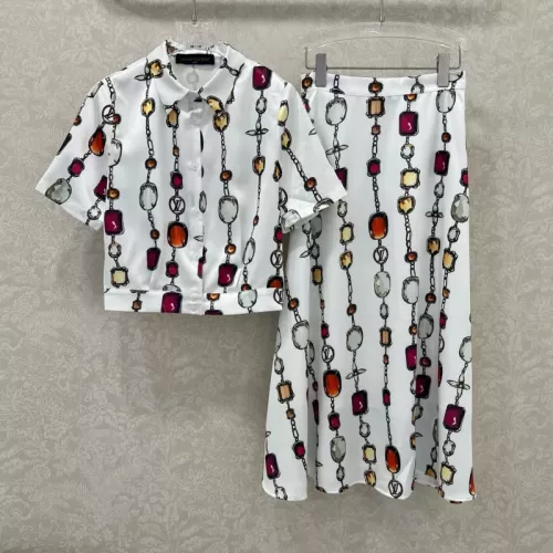 Wholesale Louis Vuitton LV Tracksuits Short Sleeved For Women #1350904 $155.00 USD, Wholesale Quality Replica Louis Vuitton LV Tracksuits