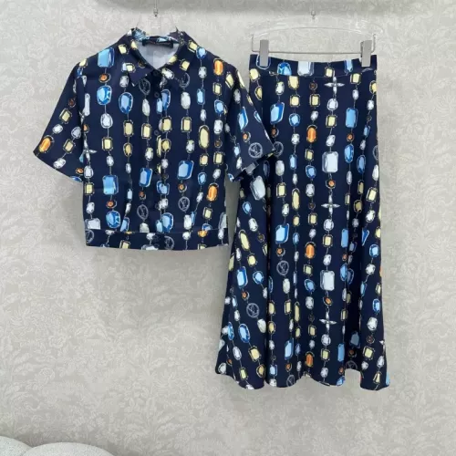 Wholesale Louis Vuitton LV Tracksuits Short Sleeved For Women #1350905 $155.00 USD, Wholesale Quality Replica Louis Vuitton LV Tracksuits