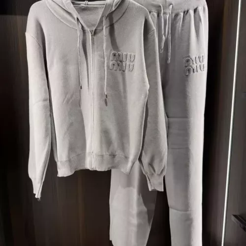 Wholesale MIU MIU Tracksuits Long Sleeved For Women #1350908 $72.00 USD, Wholesale Quality Replica MIU MIU Tracksuits