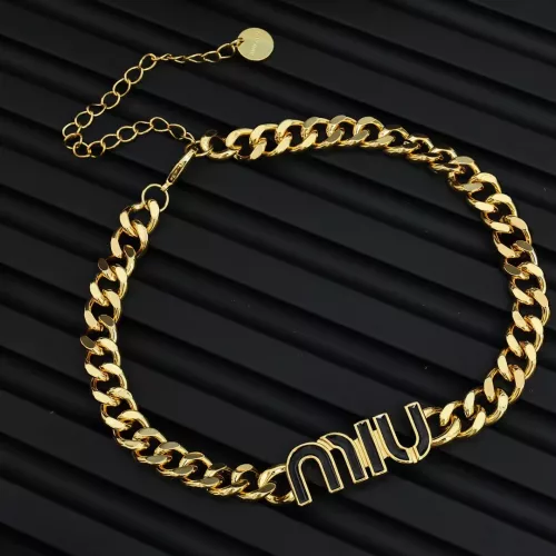 Wholesale MIU MIU Necklaces #1350910 $32.00 USD, Wholesale Quality Replica MIU MIU Necklaces