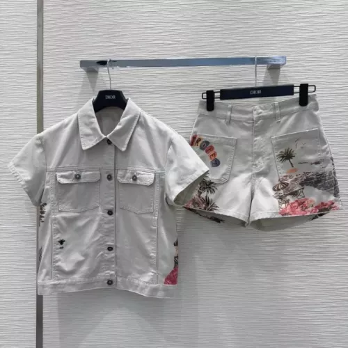 Wholesale Christian Dior Tracksuits Short Sleeved For Women #1350951 $92.00 USD, Wholesale Quality Replica Christian Dior Tracksuits