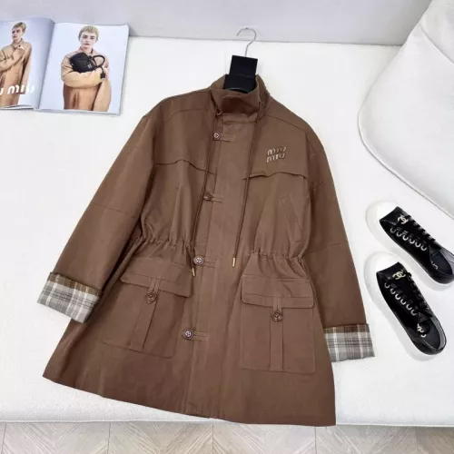 Wholesale MIU MIU Jackets Long Sleeved For Women #1351022 $105.00 USD, Wholesale Quality Replica MIU MIU Jackets
