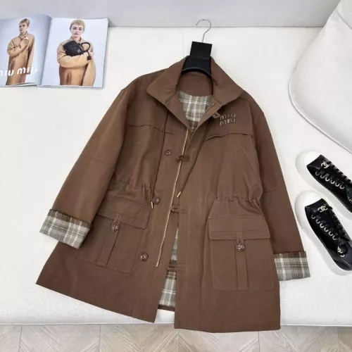 Replica MIU MIU Jackets Long Sleeved For Women #1351022 $105.00 USD for Wholesale