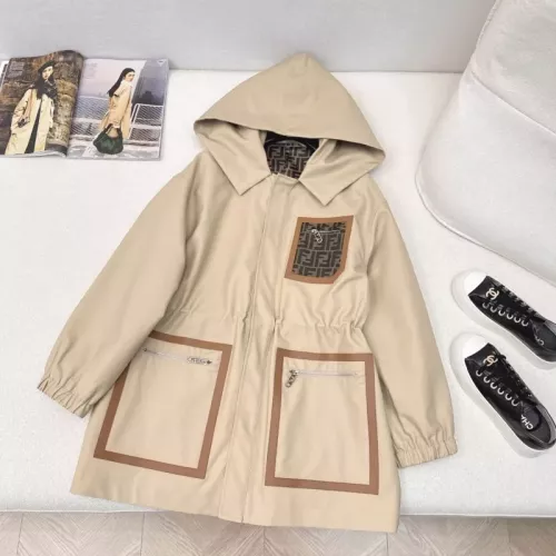Wholesale Fendi Coat Long Sleeved For Women #1351034 $108.00 USD, Wholesale Quality Replica Fendi Coat
