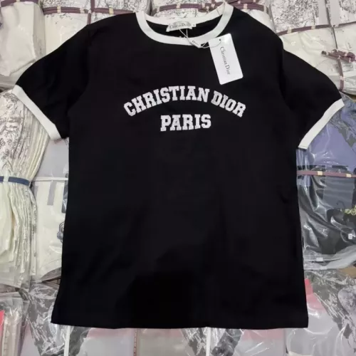 Wholesale Christian Dior T-Shirts Short Sleeved For Women #1351046 $48.00 USD, Wholesale Quality Replica Christian Dior T-Shirts