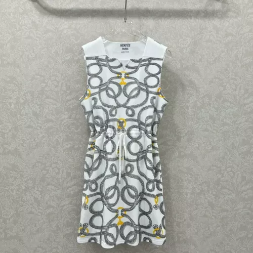 Wholesale Hermes Dresses Sleeveless For Women #1351074 $122.00 USD, Wholesale Quality Replica Hermes Dresses