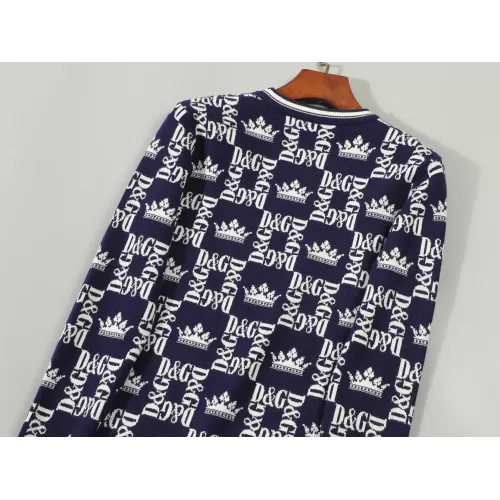 Replica Dolce & Gabbana D&G Sweaters Long Sleeved For Men #1351095 $42.00 USD for Wholesale