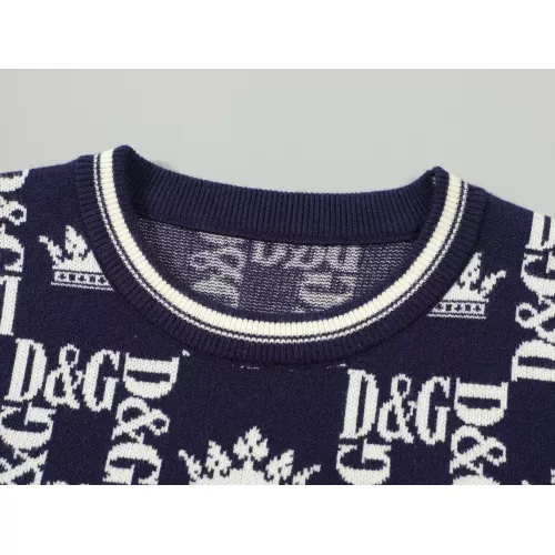 Replica Dolce & Gabbana D&G Sweaters Long Sleeved For Men #1351095 $42.00 USD for Wholesale