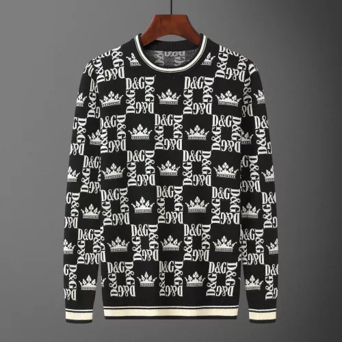 Wholesale Dolce &amp; Gabbana D&amp;G Sweaters Long Sleeved For Men #1351096 $42.00 USD, Wholesale Quality Replica Dolce &amp; Gabbana D&amp;G Sweaters