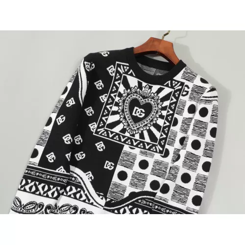 Replica Dolce & Gabbana D&G Sweaters Long Sleeved For Men #1351098 $42.00 USD for Wholesale