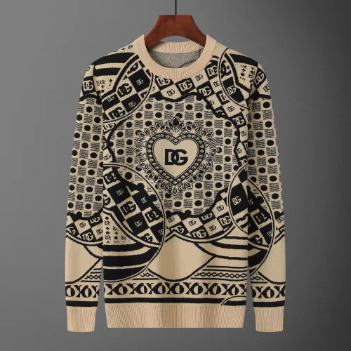 Wholesale Dolce &amp; Gabbana D&amp;G Sweaters Long Sleeved For Men #1351100 $42.00 USD, Wholesale Quality Replica Dolce &amp; Gabbana D&amp;G Sweaters