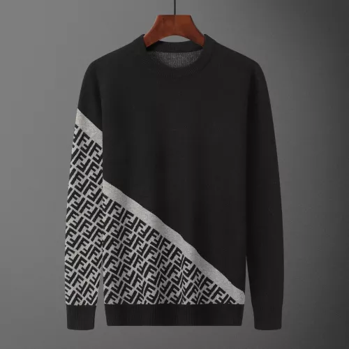 Wholesale Fendi Sweaters Long Sleeved For Men #1351102 $42.00 USD, Wholesale Quality Replica Fendi Sweaters