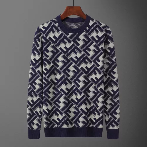 Wholesale Fendi Sweaters Long Sleeved For Men #1351105 $42.00 USD, Wholesale Quality Replica Fendi Sweaters