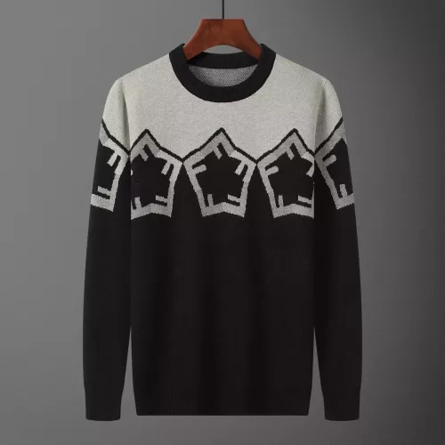 Wholesale Fendi Sweaters Long Sleeved For Men #1351106 $42.00 USD, Wholesale Quality Replica Fendi Sweaters