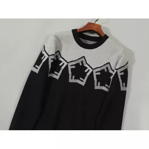 Replica Fendi Sweaters Long Sleeved For Men #1351106 $42.00 USD for Wholesale
