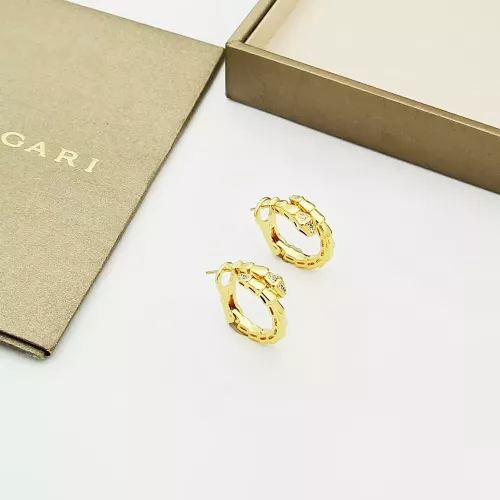 Wholesale Bvlgari Earrings For Women #1351155 $27.00 USD, Wholesale Quality Replica Bvlgari Earrings