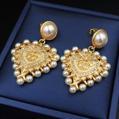 Wholesale Dolce &amp; Gabbana D&amp;G Earrings For Women #1351156 $29.00 USD, Wholesale Quality Replica Dolce &amp; Gabbana D&amp;G Earrings