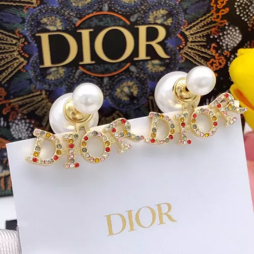 Wholesale Christian Dior Earrings For Women #1351184 $27.00 USD, Wholesale Quality Replica Christian Dior Earrings
