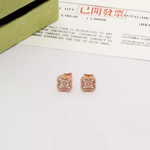 Wholesale Van Cleef &amp; Arpels Earrings For Women #1351208 $25.00 USD, Wholesale Quality Replica Van Cleef &amp; Arpels Earrings