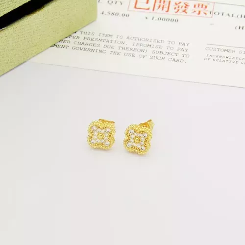 Wholesale Van Cleef &amp; Arpels Earrings For Women #1351209 $25.00 USD, Wholesale Quality Replica Van Cleef &amp; Arpels Earrings
