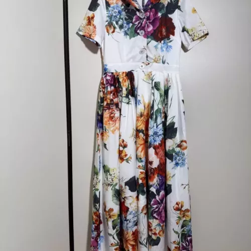 Wholesale Dolce &amp; Gabbana Dresses Short Sleeved For Women #1351227 $112.00 USD, Wholesale Quality Replica Dolce &amp; Gabbana Dresses