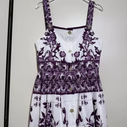 Replica Dolce & Gabbana Dresses Sleeveless For Women #1351229 $108.00 USD for Wholesale