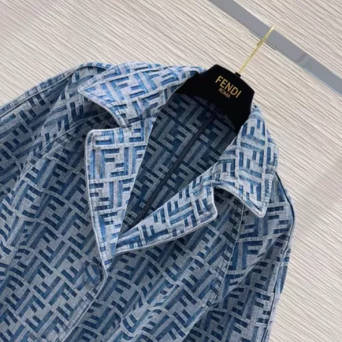 Replica Fendi Coat Long Sleeved For Women #1351269 $100.00 USD for Wholesale