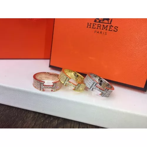 Replica Hermes Rings In Gold #1351391 $27.00 USD for Wholesale