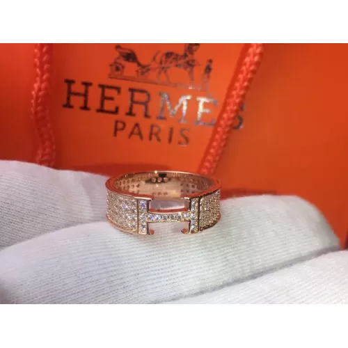 Wholesale Hermes Rings In Rose Gold #1351392 $27.00 USD, Wholesale Quality Replica Hermes Rings