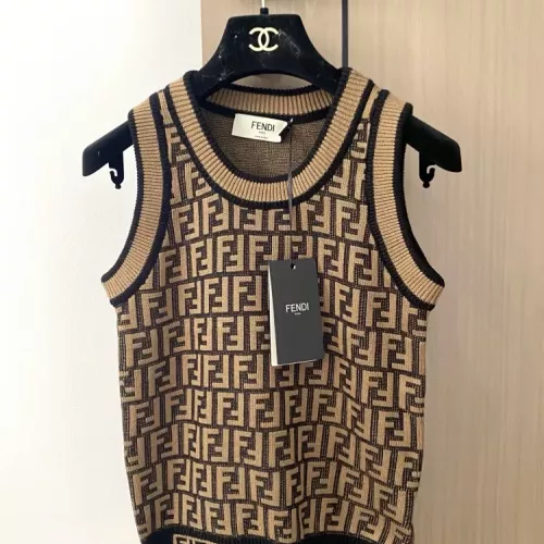 Wholesale Fendi Sweaters Sleeveless For Women #1351393 $96.00 USD, Wholesale Quality Replica Fendi Sweaters