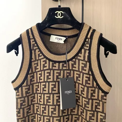 Replica Fendi Sweaters Sleeveless For Women #1351393 $96.00 USD for Wholesale