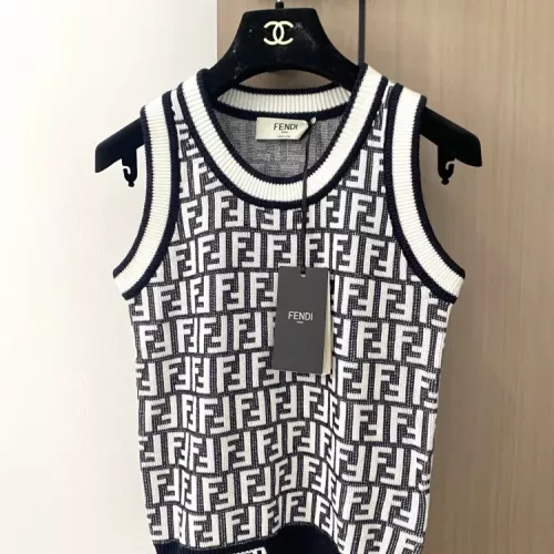 Wholesale Fendi Sweaters Sleeveless For Women #1351394 $96.00 USD, Wholesale Quality Replica Fendi Sweaters