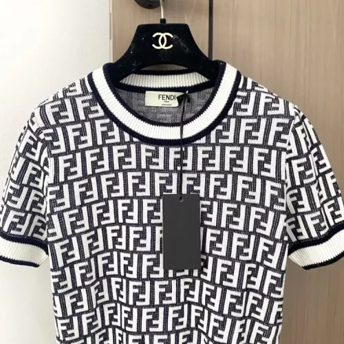 Replica Fendi Sweaters Short Sleeved For Women #1351395 $98.00 USD for Wholesale