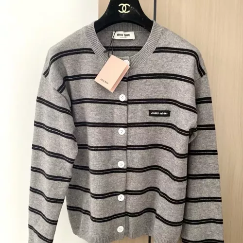 Wholesale MIU MIU Sweaters Long Sleeved For Women #1351400 $98.00 USD, Wholesale Quality Replica MIU MIU Sweaters
