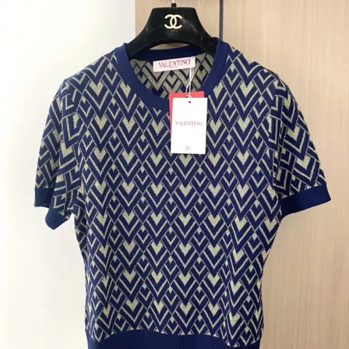 Wholesale Valentino Sweaters Short Sleeved For Women #1351406 $96.00 USD, Wholesale Quality Replica Valentino Sweaters
