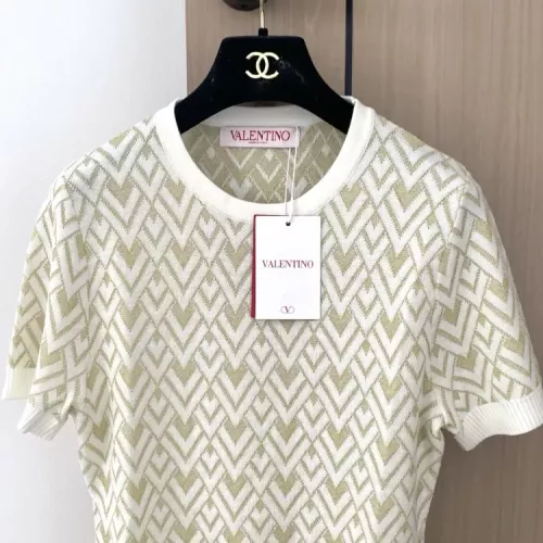 Replica Valentino Sweaters Short Sleeved For Women #1351407 $96.00 USD for Wholesale