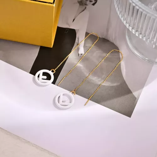Wholesale Fendi Earrings For Women #1351493 $27.00 USD, Wholesale Quality Replica Fendi Earrings