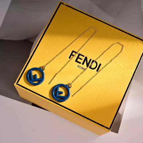 Wholesale Fendi Earrings For Women #1351497 $27.00 USD, Wholesale Quality Replica Fendi Earrings