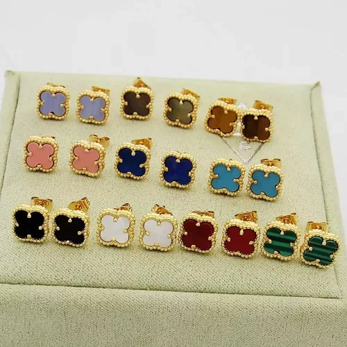Replica Van Cleef & Arpels Earrings For Women #1351509 $25.00 USD for Wholesale