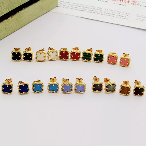 Replica Van Cleef & Arpels Earrings For Women #1351509 $25.00 USD for Wholesale