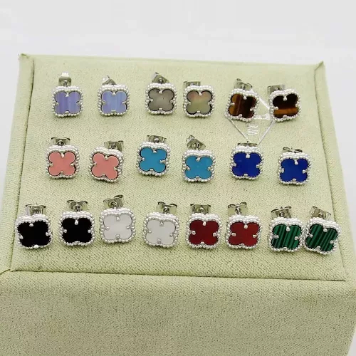 Replica Van Cleef & Arpels Earrings For Women #1351510 $25.00 USD for Wholesale