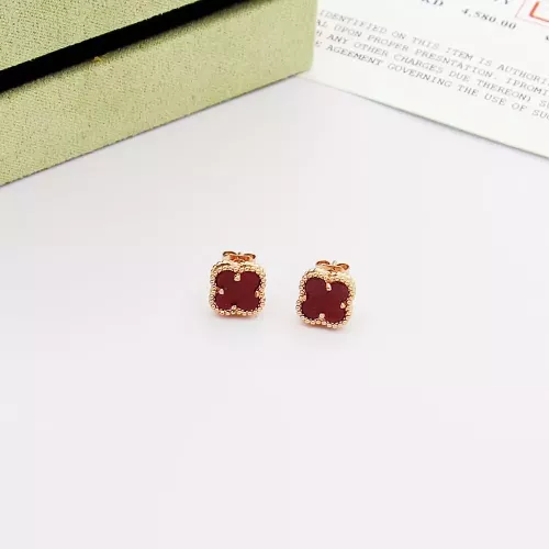 Wholesale Van Cleef &amp; Arpels Earrings For Women #1351514 $25.00 USD, Wholesale Quality Replica Van Cleef &amp; Arpels Earrings